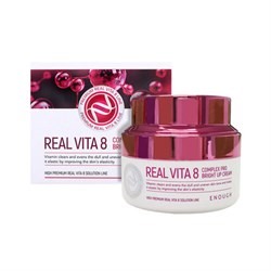 Крем для лица с витаминами Enough  Real vita 8 complex pro bright up cream, 50мл