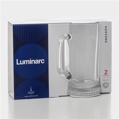 Набор стеклянных кружек для пива Luminarc «Дрезден», 330 мл, 2 шт