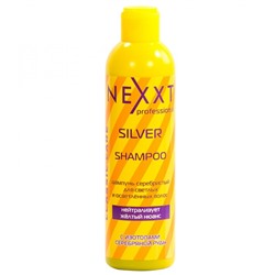 Nexxt Silver Shampoo / Шампунь серебристый для светлых и осветленных волос, нейтрализует желтый нюанс, 250 мл