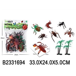 Набор насекомых 6шт. в пакете (303-145, 2331694)