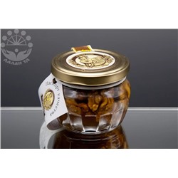 "Горшочек" цветочный мед с грецким орехом, 180 гр