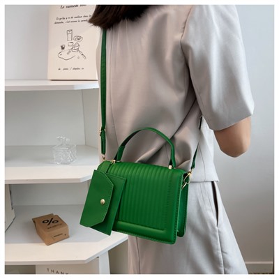 Набор сумок из 2 предметов, арт А137, цвет: зелёный ОЦ