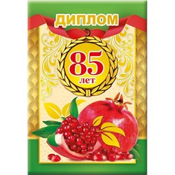 Диплом "С Юбилеем 85" код 629