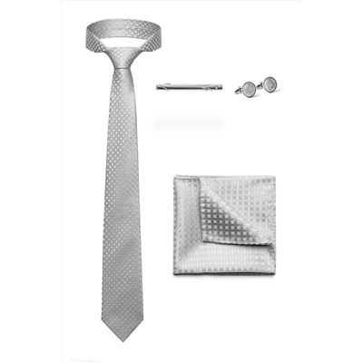 Набор: галстук, платок, запонки, зажим "Власть" Nothing But Love #771784