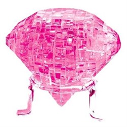 3D-Пазл "Бриллиант" розовый