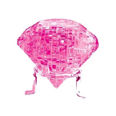 3D-Пазл "Бриллиант" розовый