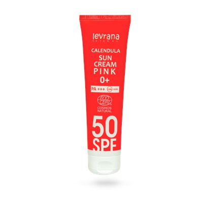 Солнцезащитный крем для лица и тела «Календула 50SPF PINK 0+»