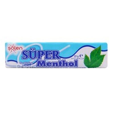 Жев. резинка SUPER MENTOL с ментоловым вкусом 22гр
