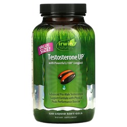 Irwin Naturals, Testosterone UP, тестостерон, 120 капсул с жидкостью