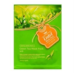 Тканевая маска для лица Entel Green Tea Mask Pack