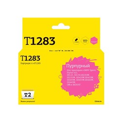 Струйный картридж T2 IC-ET1283 (C13T12834011/T1283/StylusS22/SX125/SX130) Epson, пурпурный