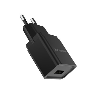 СЗУ 1USB 1.0A Borofone BA19A (Black)