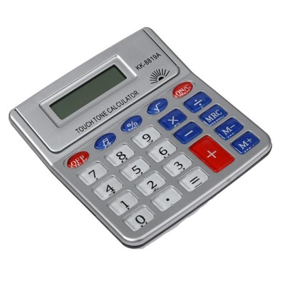 Калькулятор настольный, 8 - разрядный, KK - 8819А, с мелодией