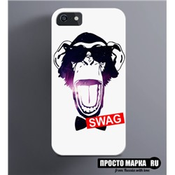 Чехол на iPhone Обезьяна Swag