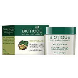 Bio Pistachio Youthful Nourishing & Revitalizing Face Pack/Биотик Био  С Фисташ Маска Для Лицаи, Питательная 50г.