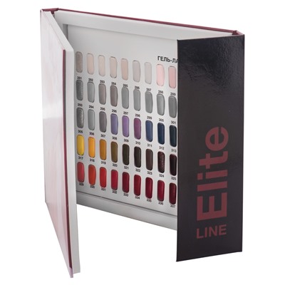 Палитра-книга цветов гель-лака Elite Line М085-01 IRISK,