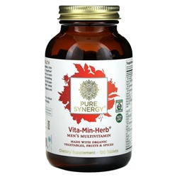 Pure Synergy, Vita·Min·Herb, мультивитамины для мужчин, 120 таблеток