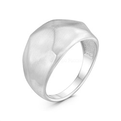 Кольцо женское из серебра родированное 925 пробы К50093