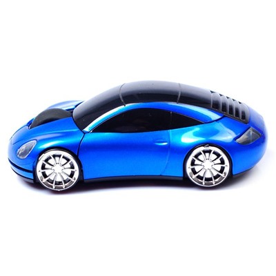 Мышь беспроводная «Lazaro 911» оптическая синяя машинка в виде автомобиля