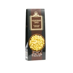 Драже Кедровый орех в молочном шоколаде коробка 100 г Территория Тайги