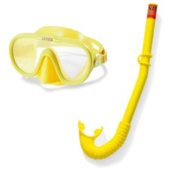 Набор для плавания: маска + трубка "Adventure" (55642, "Intex")