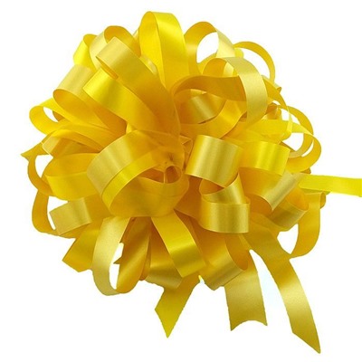 Бант-шар Пастель "Комбо" Песочный с желтым / 11 см 11 см /d-38,5 см