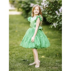 002 п22 Платье "Жасмин", зеленый