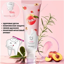 SALE! Гелевая зубная паста с фруктовым вкусом, персик, 100 гр.