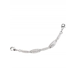 Браслет ELEGANZZA BRSN-027 silver/white rhodium