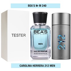 Тестер Beas Carolina Herrera 212 for men 50 ml арт. M 240 (без коробки)