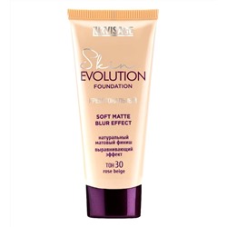 LuxVisage Крем тональный Skin EVOLUTION soft matte blur effect тон 30 Rose beige  35мл