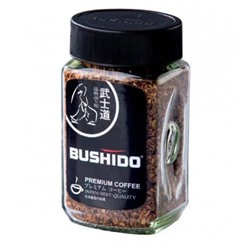 Кофе Bushido Black Katana растворимый 100 гр. ст/б