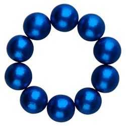 Набор магнитных шариков для дизайна гель-лаком Кошачий глаз, 10 шт. , 07 Сапфировые
