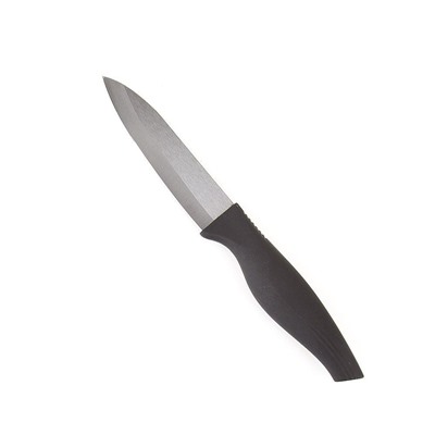 Нож керамический, черное лезвие с защитным элементом (10см), рукоятка черная 21*2,3*1см. (под.уп)