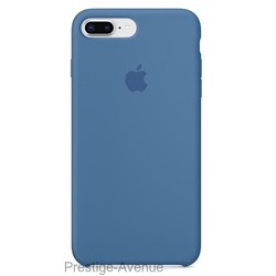 Силиконовый чехол для iPhone 7/8 Plus - Синий деним (Denim Blue)