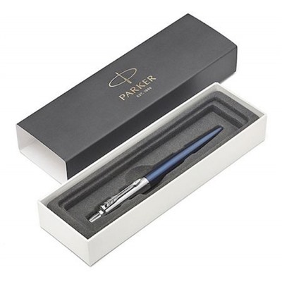 Ручка шариковая PARKER "Jotter Core" K63 Royal Blue CT M синие чернила, подарочная коробка CW1953186 (1829136)