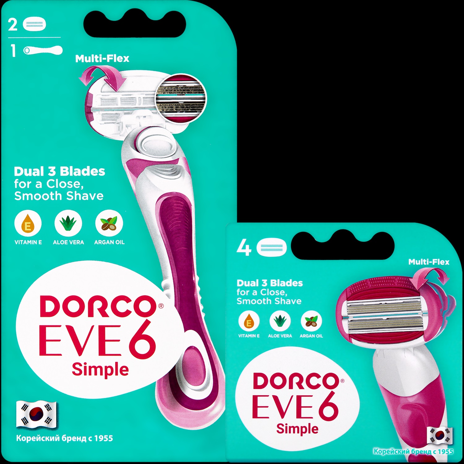 Кассеты для бритвы для ЖЕНЩИН DORCO EVE-6/SHAI SWEETIE (4 шт.), LSXA1040  купить, отзывы, фото, доставка - Клуб Шопоголиков 