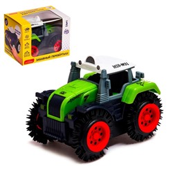 Трактор-перёвертыш «Хозяин фермы», работает от батареек, цвета МИКС, уценка