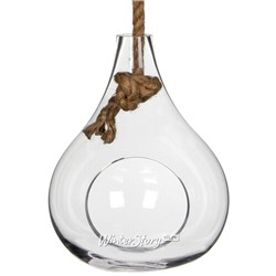 Стеклянный шар для декора Рустик - Капля 25*20 см (Edelman)