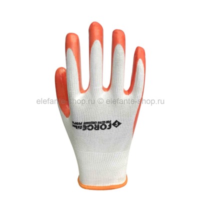 Перчатки Force White/Orange 12 пар #01