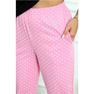 Пижама с брюками 45615 (розовый)