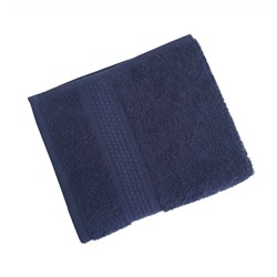 Махровое гладкокрашеное полотенце 70*140 см 460 г/м2 (Темно-синий)