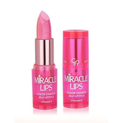 Golden Rose Помада гелевая для губ MIRACLE LIPS COLOR CHANGE JELLY LIPSTICK 101 BERRY PINK