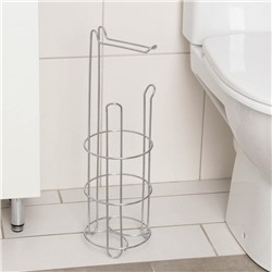 Держатель-стойка для туалетной бумаги Доляна, 14,5×15×48 см