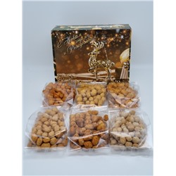 236 Подарочный набор арахис в хрустящей оболочке «С Новым годом!» Ассорти 600 гр