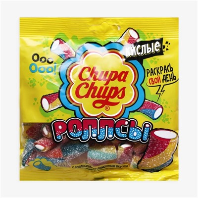 Мармелад Chupa-Chups "РОЛЛСЫ", кислые, 150 г