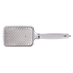 _ Olivia garden щетка expert care rectangular nylon bristles silver l (х)