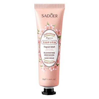 SADOER  Крем для рук SAKURA Цветы Вишни  30г  (SD-55955)