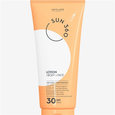 Солнцезащитный лосьон для лица и тела Oriflame Sun 360 с SPF 30