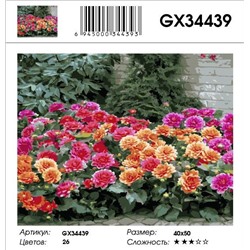 Картина по номерам на подрамнике GX34439